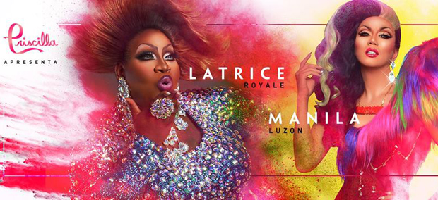 Com direito a casamento drag, Latrice Royale e Manila Luzon se apresentam nessa quarta no Rio