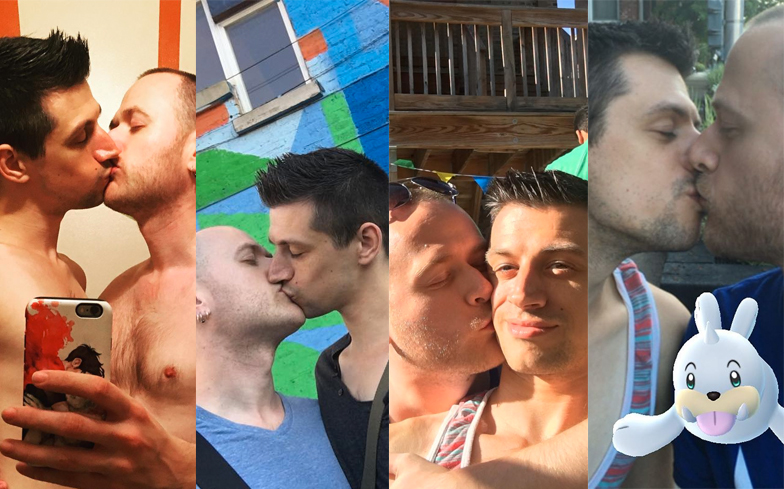 Casal gay combate o ódio postando um beijo por dia no Instagram