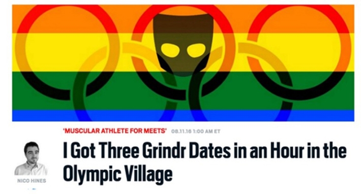  Emboscada! Jornalista hétero usa Grindr para expôr atletas gays nas Olimpíadas