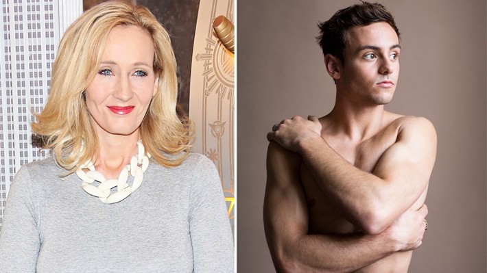  J.K. Rowling sai em defesa de Tom Daley após atleta ser vítima de ataques homofóbicos