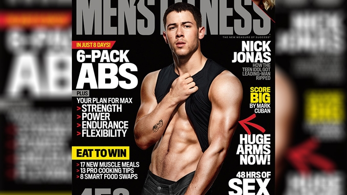  Nick Jonas protagoniza ensaio de tirar o fôlego para revista fitness