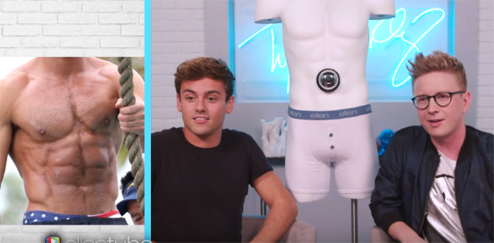 Lisinho ou peludo?! Tom Daley revela seu tipo de preferido durante jogo de adivinha