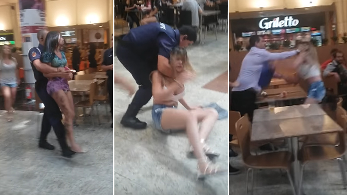 Vídeo: travestis são agredidas por seguranças dentro de shopping em Curitiba