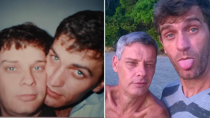 Casal comemora 21 anos de união com post emocionante: “Éramos dois meninos e nos apaixonamos”