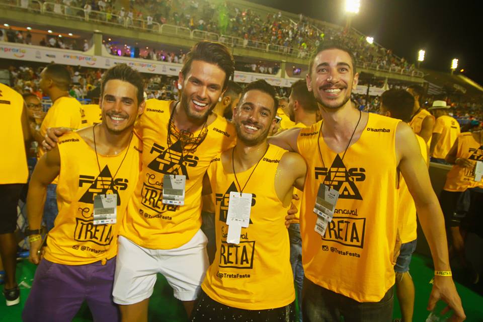 Fotos: os boys mais gatos que passaram pelo camarote da Treta festa na Sapucaí