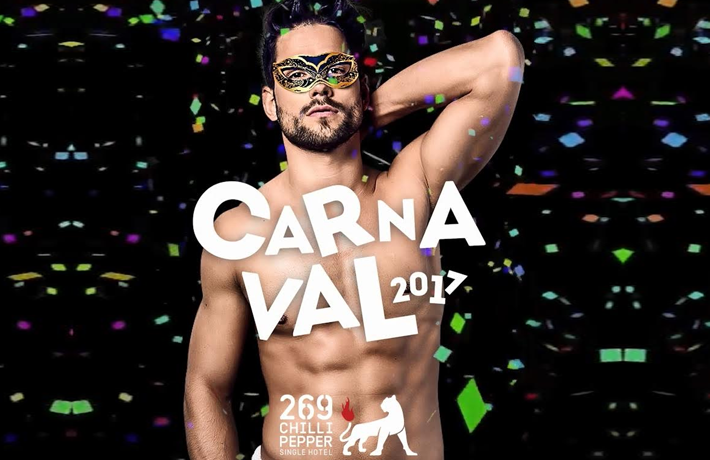 Hotel gay divulga programação quente para o carnaval de São Paulo e Belo Horizonte