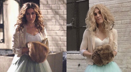  Jovem faz sucesso no Instagram recriando os look mais icônicos de Carrie Bradshaw