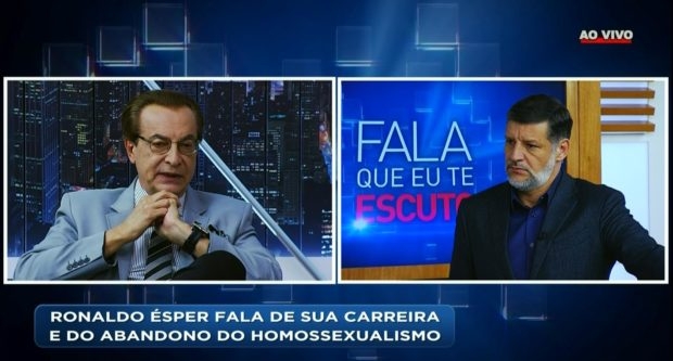  Ronaldo Ésper diz que “virou” gay por conta de “maldição” na infância