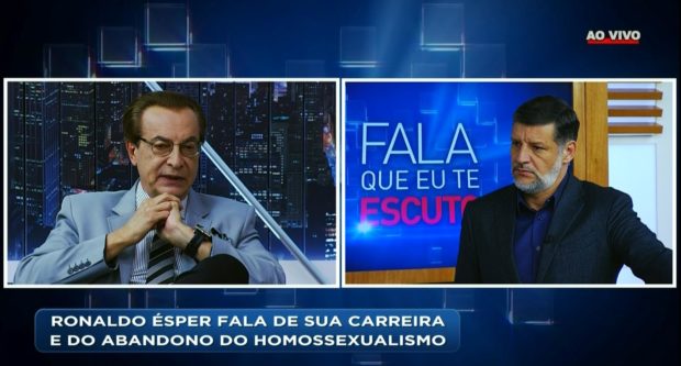 Ronaldo Ésper diz que “virou” gay por conta de “maldição” na infância