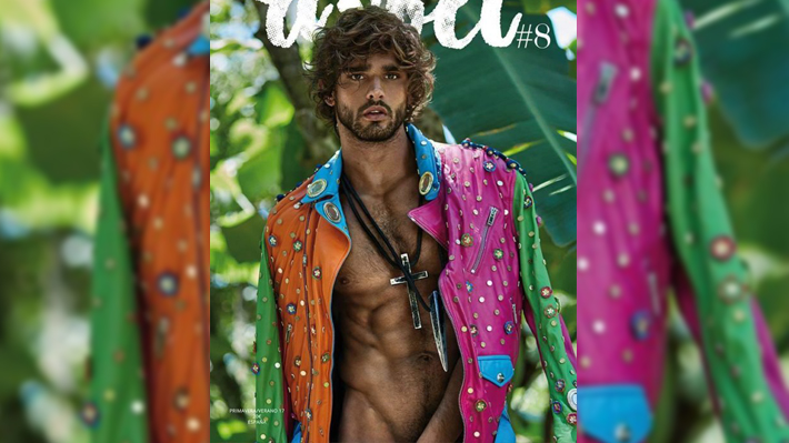 Marlon Teixeira paga bundinha em editorial para revista espanhola