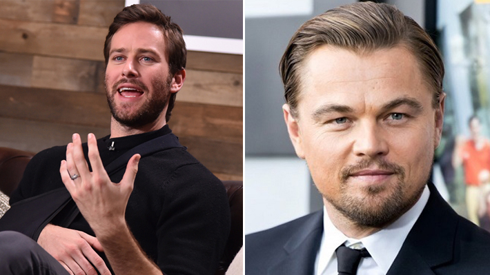 Armie Hammer revela que ficou excitado durante cena de beijo com Leonardo DiCaprio