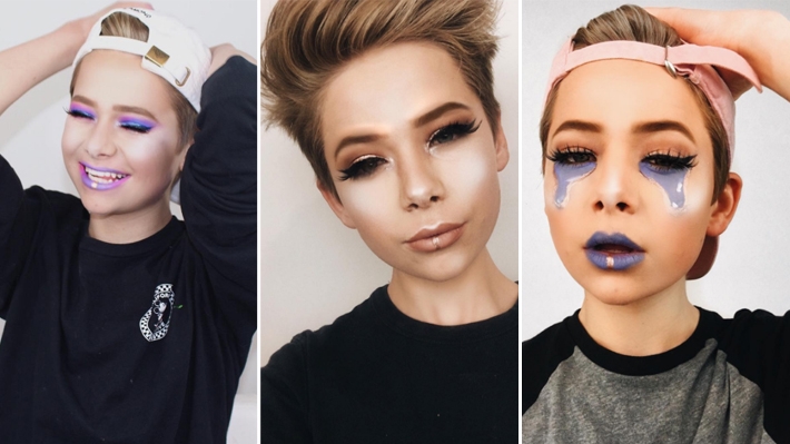  Adolescente de 15 anos bomba no Instagram com tutoriais de maquiagem