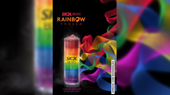 Skol Beats lança drink com as cores do arco-íris em comemoração ao orgulho LGBT