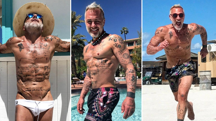 Yes daddy! Gianluca Vacchi, o italiano tatuado que vai te deixar babando