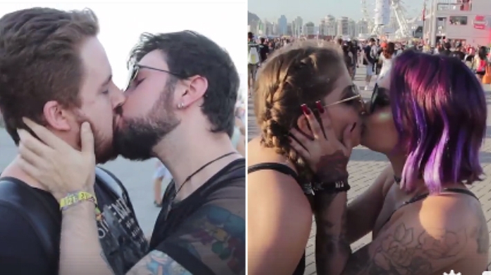  Rock In Rio promove beijaço entre público para protestar contra “cura gay”