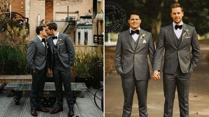  Galã de Hollywood, Dan Amboyer assume que é gay com fotos de seu casamento