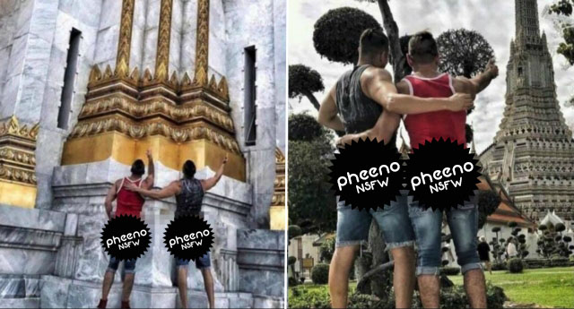 Casal americano é preso após tirar foto pelado na frente de templo budista