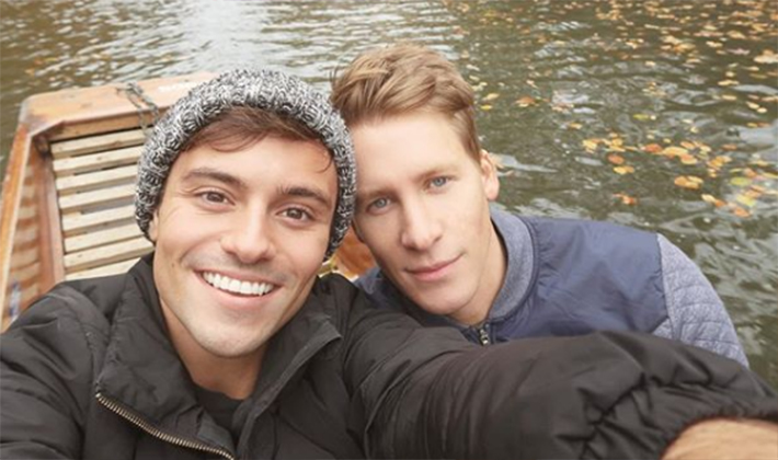 Grindr elege Tom Daley e Dustin Lance como o melhor casal de 2017