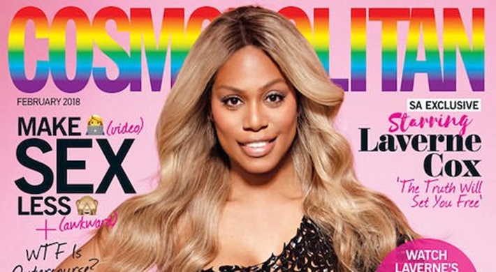  Laverne Cox é a primeira trans a estampar a capa da revista Cosmopolitan