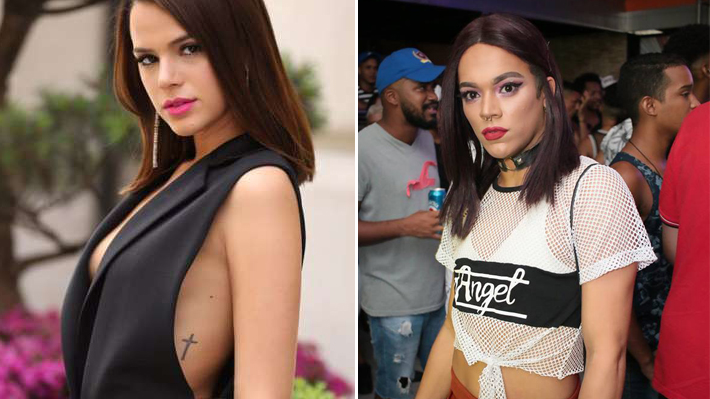 Parecidas?! Drag queen carioca chama a atenção por semelhança com Bruna Marquezine