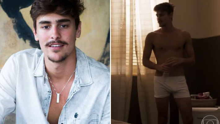 Namorado de Sasha estreia em “O Outro lado do Paraíso” só de cueca e cena chama atenção