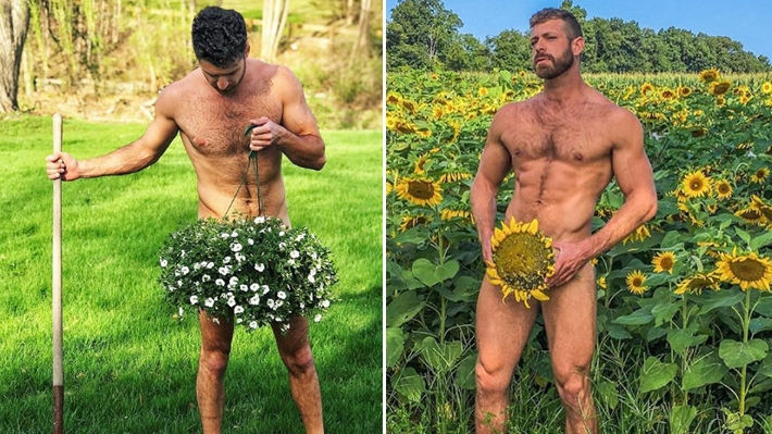  World Naked Gardening Day: o dia do ano em que jardineiros tiram a roupa para cuidar do jardim