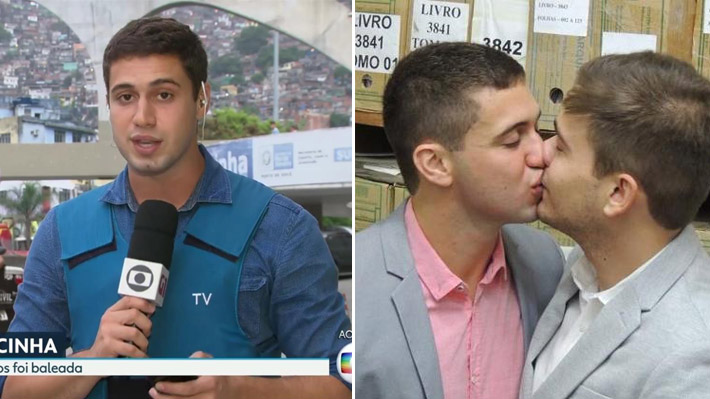 Repórter da Globo celebra casamento com namorado: “Enfim, casados”