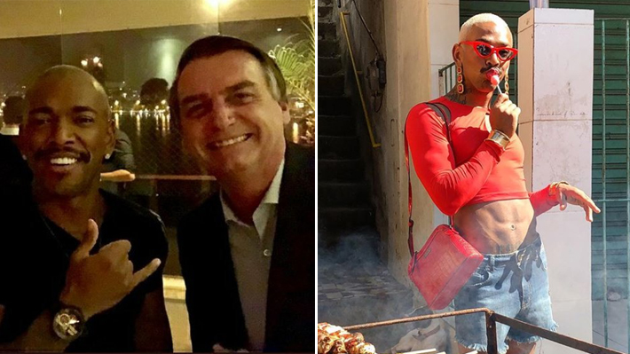 Apoiador de Bolsonaro, Nego do Borel se traveste de mulher para gravações de novo clipe