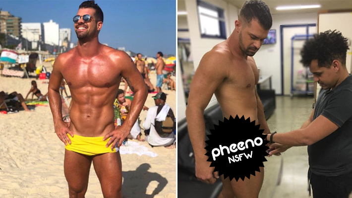 Bruno Miranda, o Borat de “Amor & Sexo”, leva fãs à loucura ao medir bumbum de fora