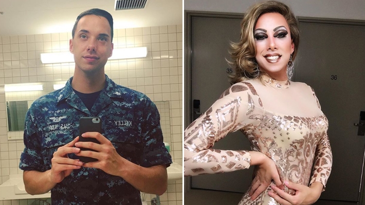  Conheça o Servidor das Forças Armadas dos EUA que trabalha como drag queen a noite