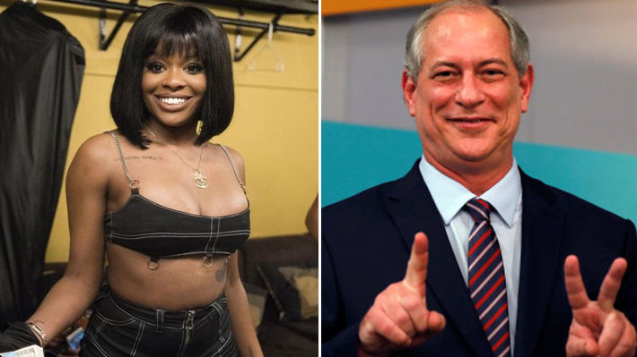 Azealia Banks compartilha foto de Ciro Gomes e convida candidato para curtir seus shows no Brasil