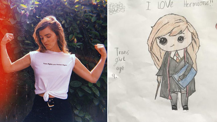 Crianças trans estão mandando desenhos para Emma Watson em agradecimento a apoio