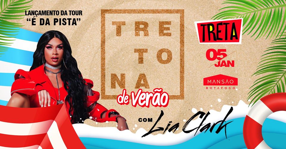 RJ: Lia Clark agita Tretona de Verão com show inédito de lançamento da turnê “É da Pista”