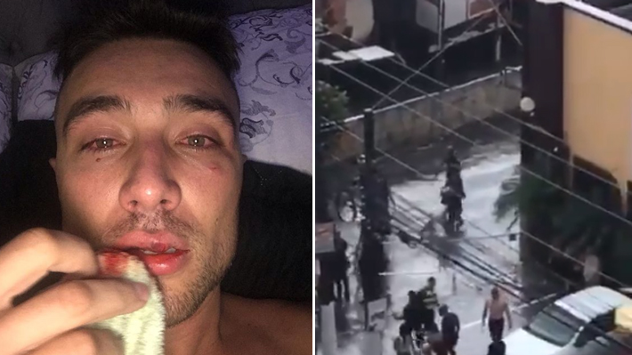 Novo vídeo mostra PMs arrastando Guigo Kieras com golpe “mata-leão” pra beco longe da multidão