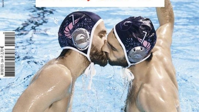  Com beijo gay na capa, revista francesa discute homofobia no esporte