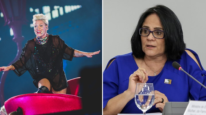 “Antiquada e ultrapassada”, diz P!nk sobre Damares Alves