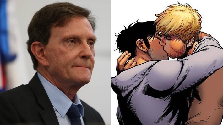  Entidades pedem R$ 1 milhão de indenização a Crivella por censura a livro com beijo gay