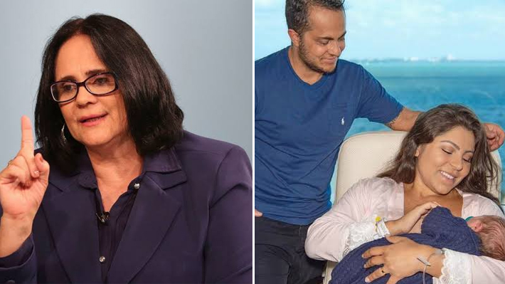 Damares Alves vai ao Twitter defender o filho de Thammy Miranda: “Ele é apenas um bebê”