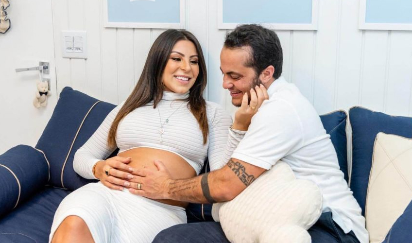 Nasce Bento, primeiro filho de Thammy Miranda e Andressa Ferreira