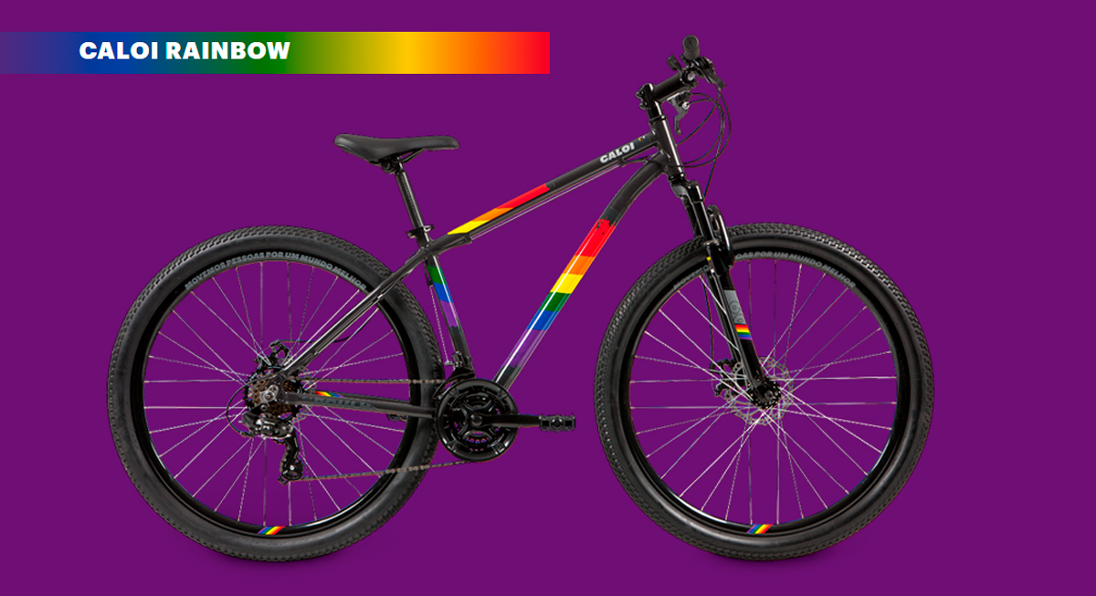 Caloi lança bicicleta ‘Rainbow’ e vai reverter 100% dos lucros à ONG Casa 1