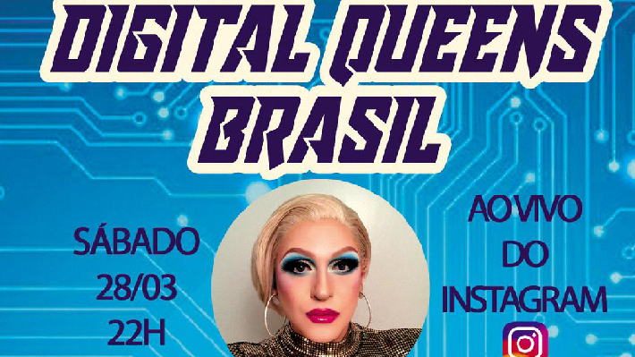  Super elenco de drag queens brasileiras se apresentará ao vivo na internet