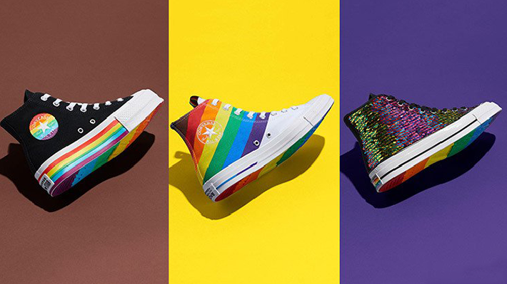  Brilho, paetê e muitas cores nas edições ‘Pride 2020’ da Converse e Nike
