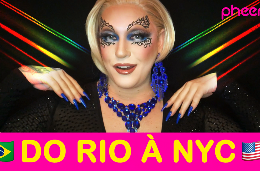  PheenoTV: queen brasileira conta bastidores da cena drag de Nova York