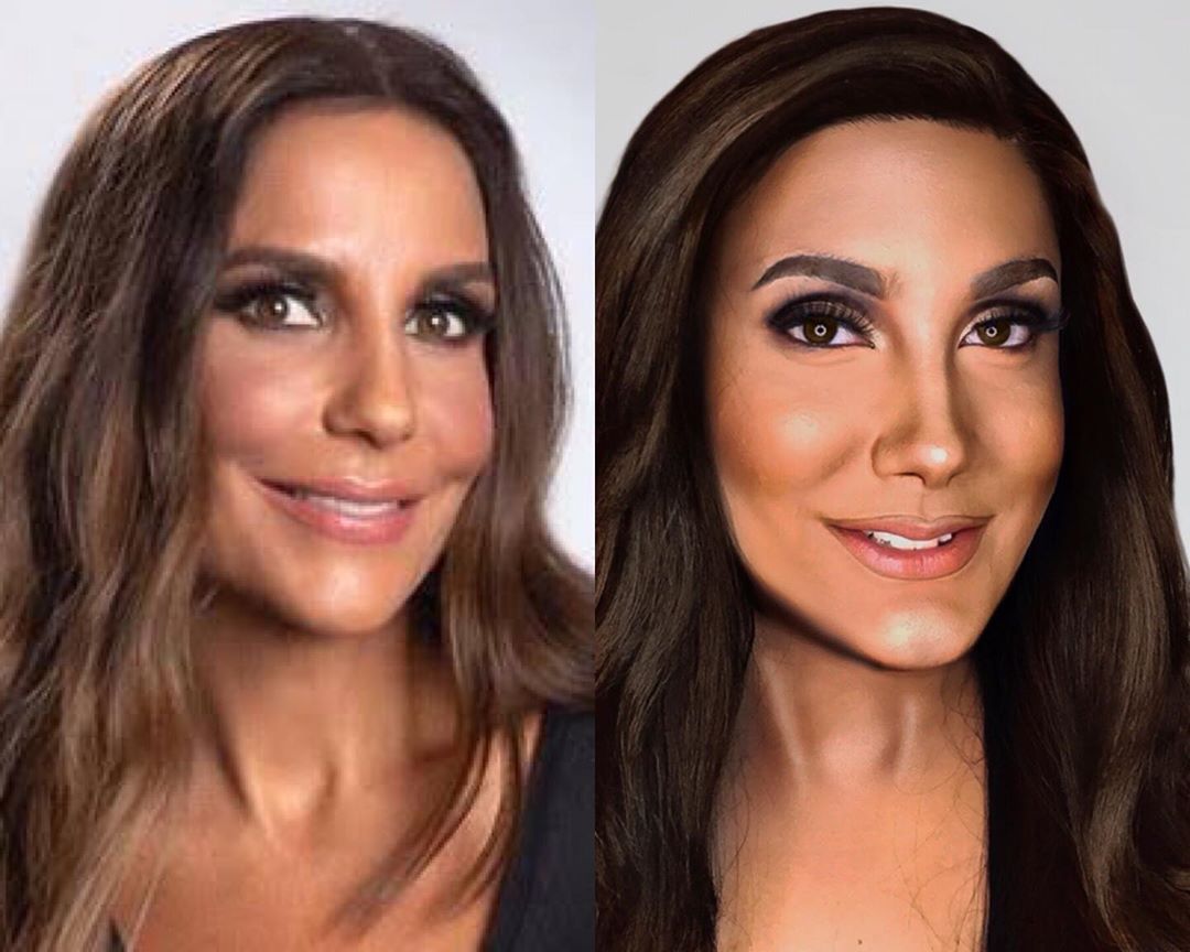 Maquiador encara desafio de se transformar em famosas como Kim Kardashian e Ivete Sangalo