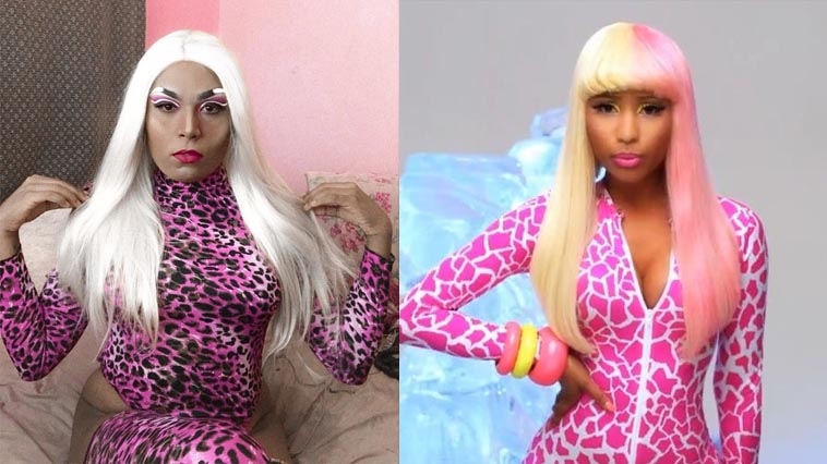  Same energy?! Fã de Nicki Minaj, Danny Bond faz montação inspirada em figurino do clipe de “Super Bass”