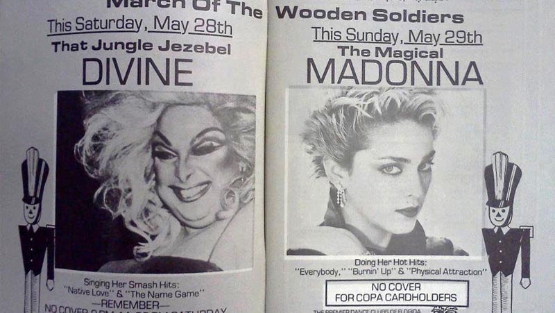  Icônica drag queen Divine deseja parabéns pelos 62 anos de Madonna direto do túnel do tempo!