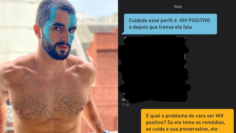  Carioca é alertado sobre suposto usuário HIV+ no Grindr e dá aula contra o preconceito: “Qual o problema?!”