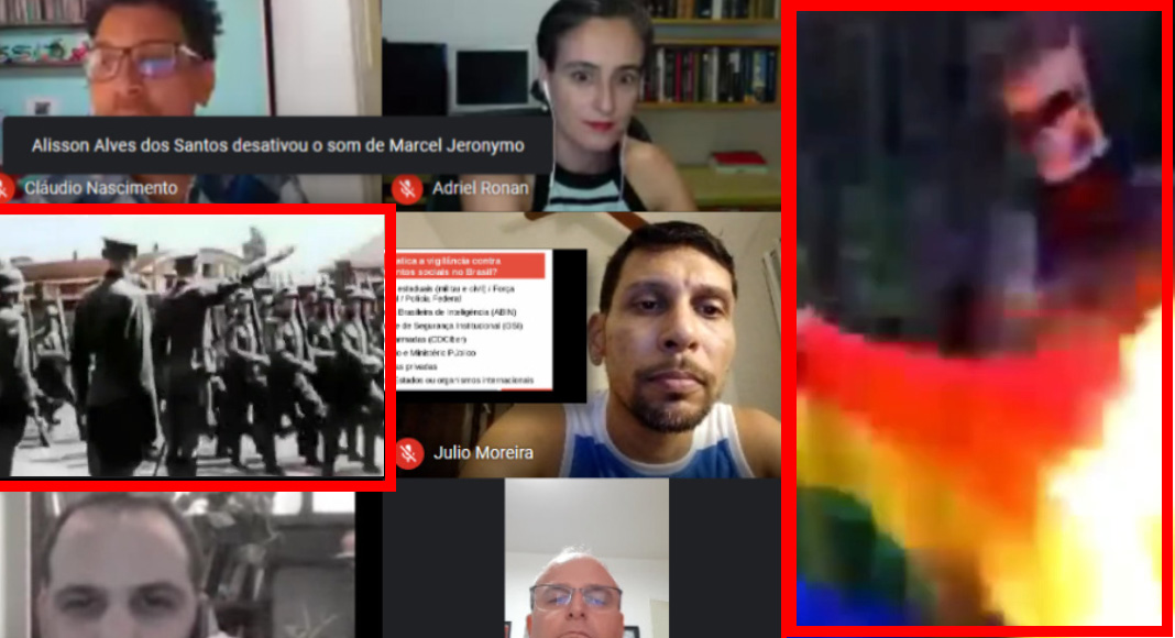 Hackers invadem seminário LGBTQ+ e divulgam imagens nazistas e vídeo com bandeira arco-íris sendo queimada