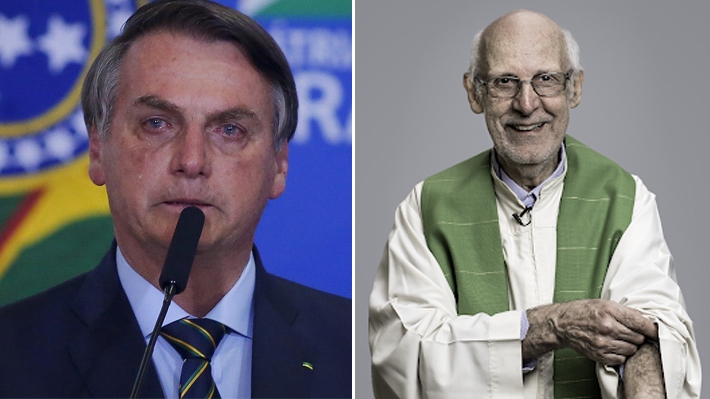  Bolsonaro perde ação por danos morais contra padre Júlio Lancellotti após religioso chamá-lo de homofóbico