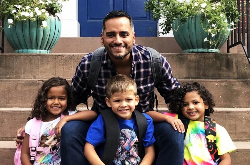  Pai gay viúvo viraliza nas redes sociais compartilhando rotina com os três filhos